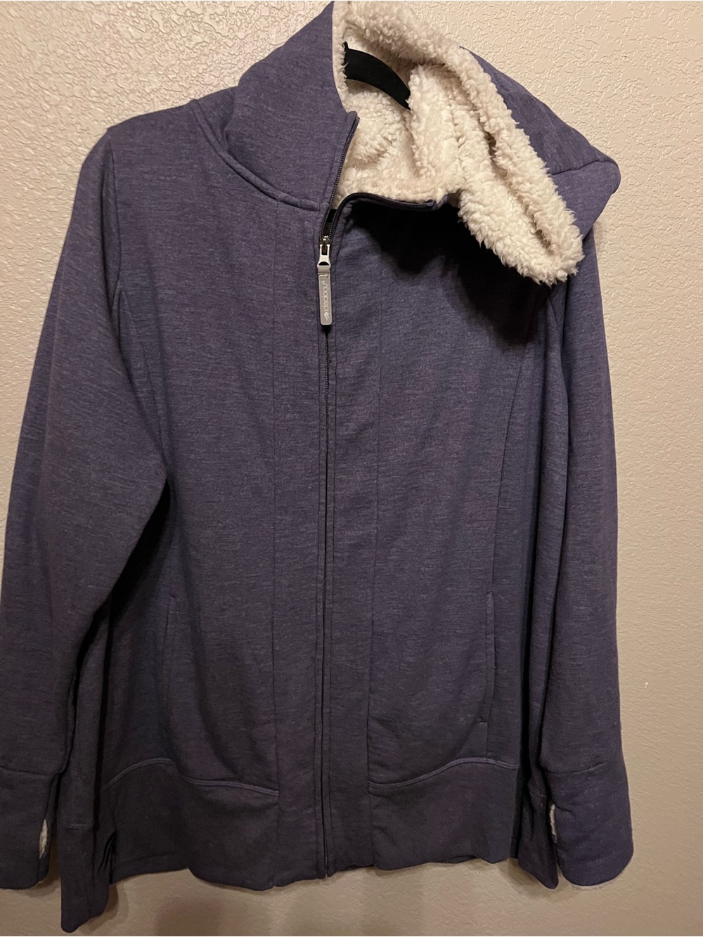 Plus size ideology Zip-Up Sherpa-Lined Hoodie